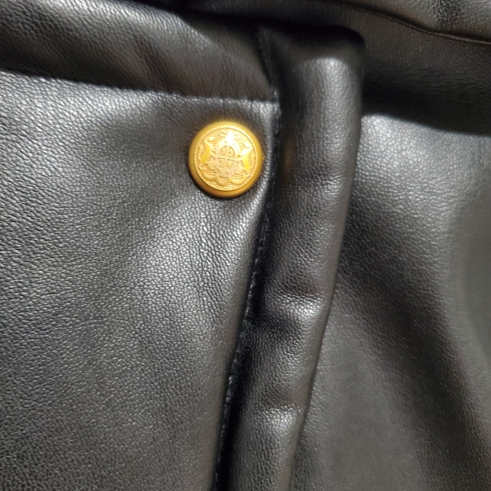 REBECCA MINKOFF Cropped Padded Moto Jacket Size M - Picture 7 of 8